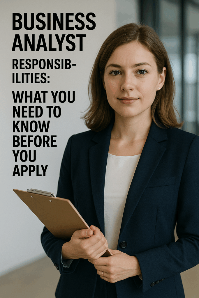 Read more about the article Business Analyst Responsibilities: What You Need to Know Before You Apply